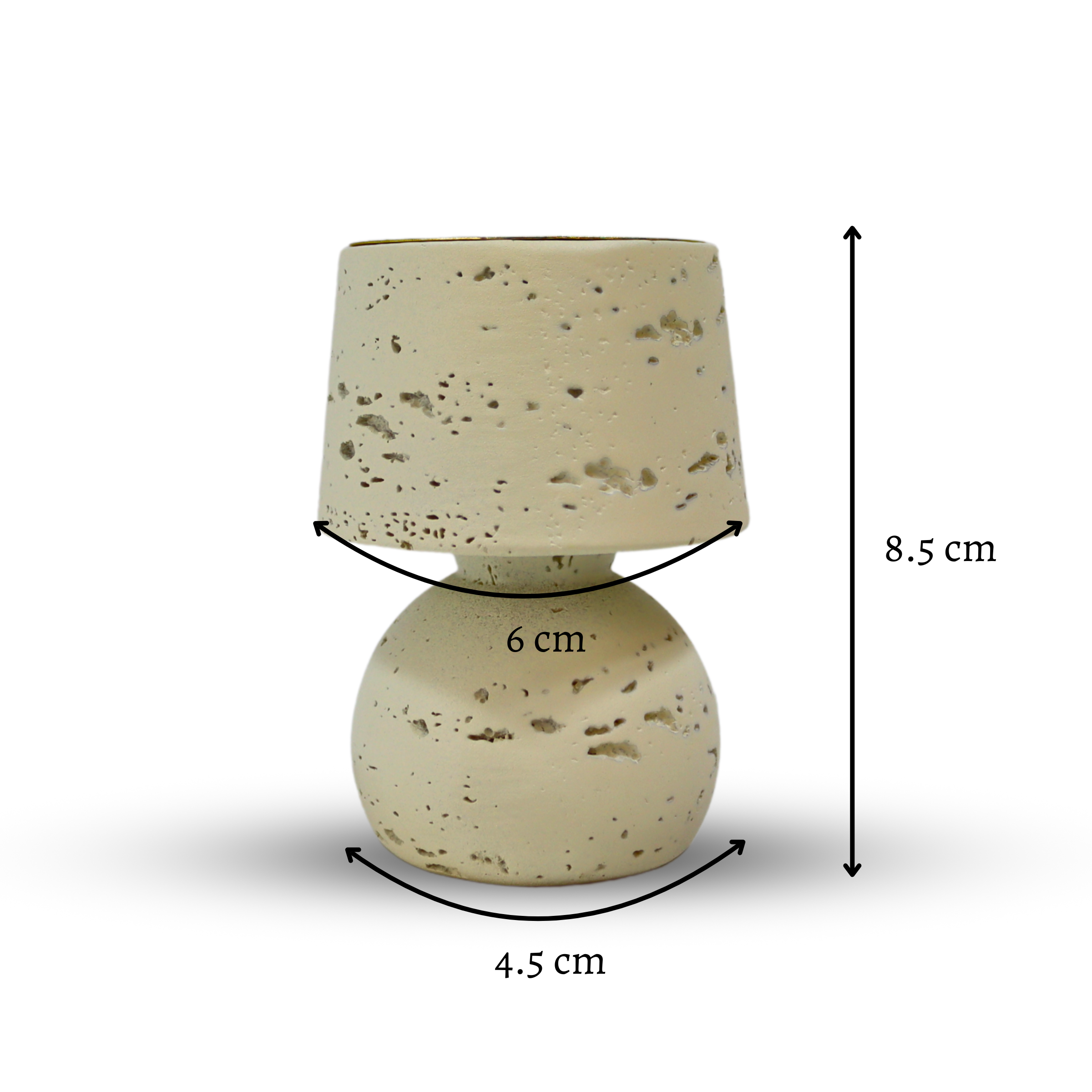 Rustic Stone-Inspired Incense Burner