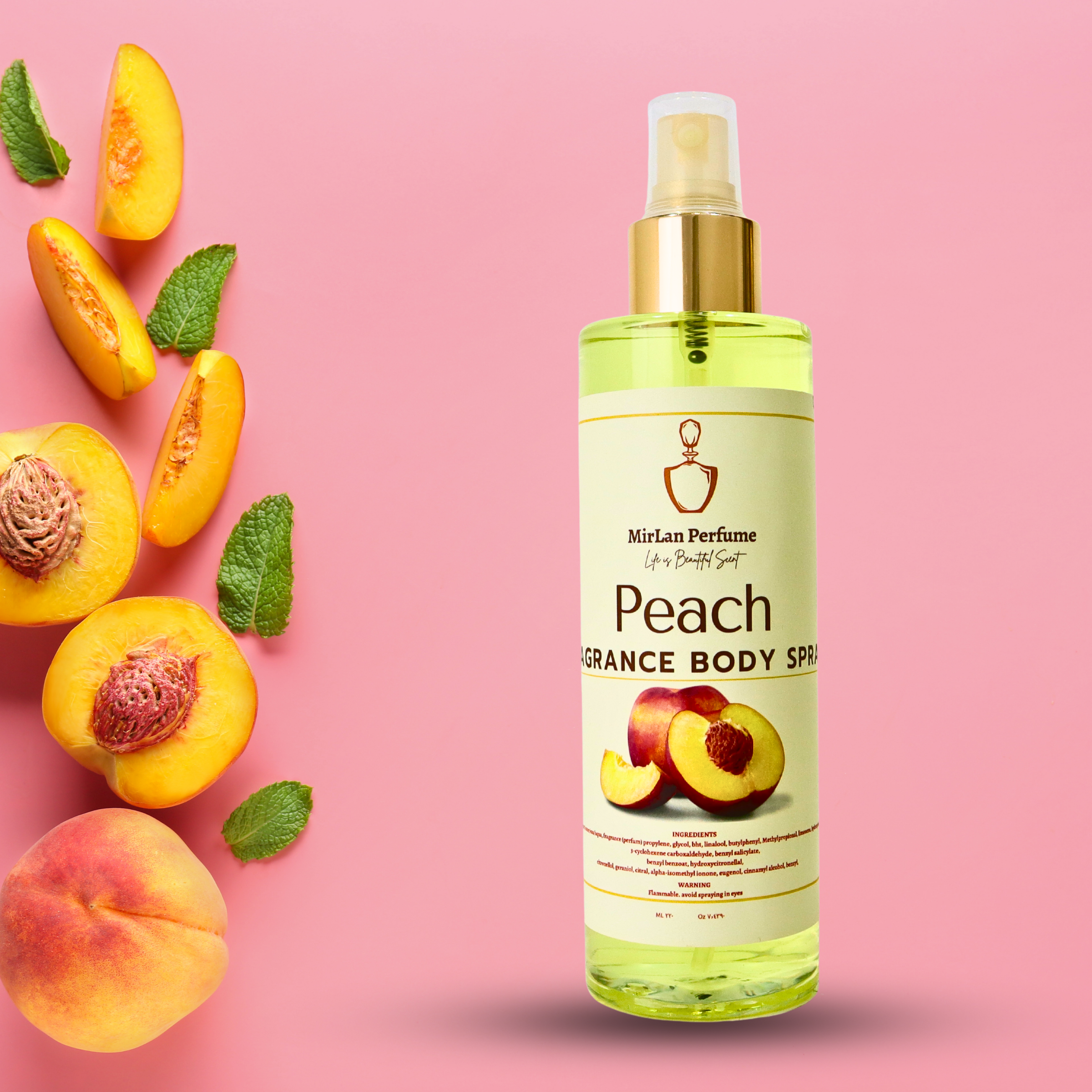 Peach Body Spray