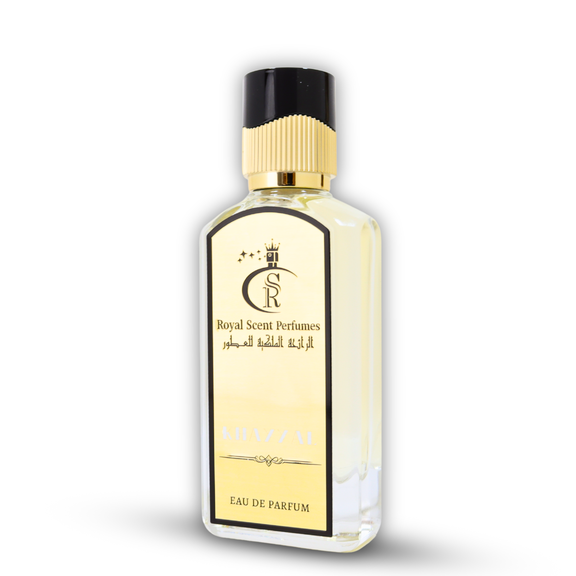 Khayyal – A unisex oriental woody fragrance with raspberry, smoky birch, and velvety vanilla in an opulent bottle.