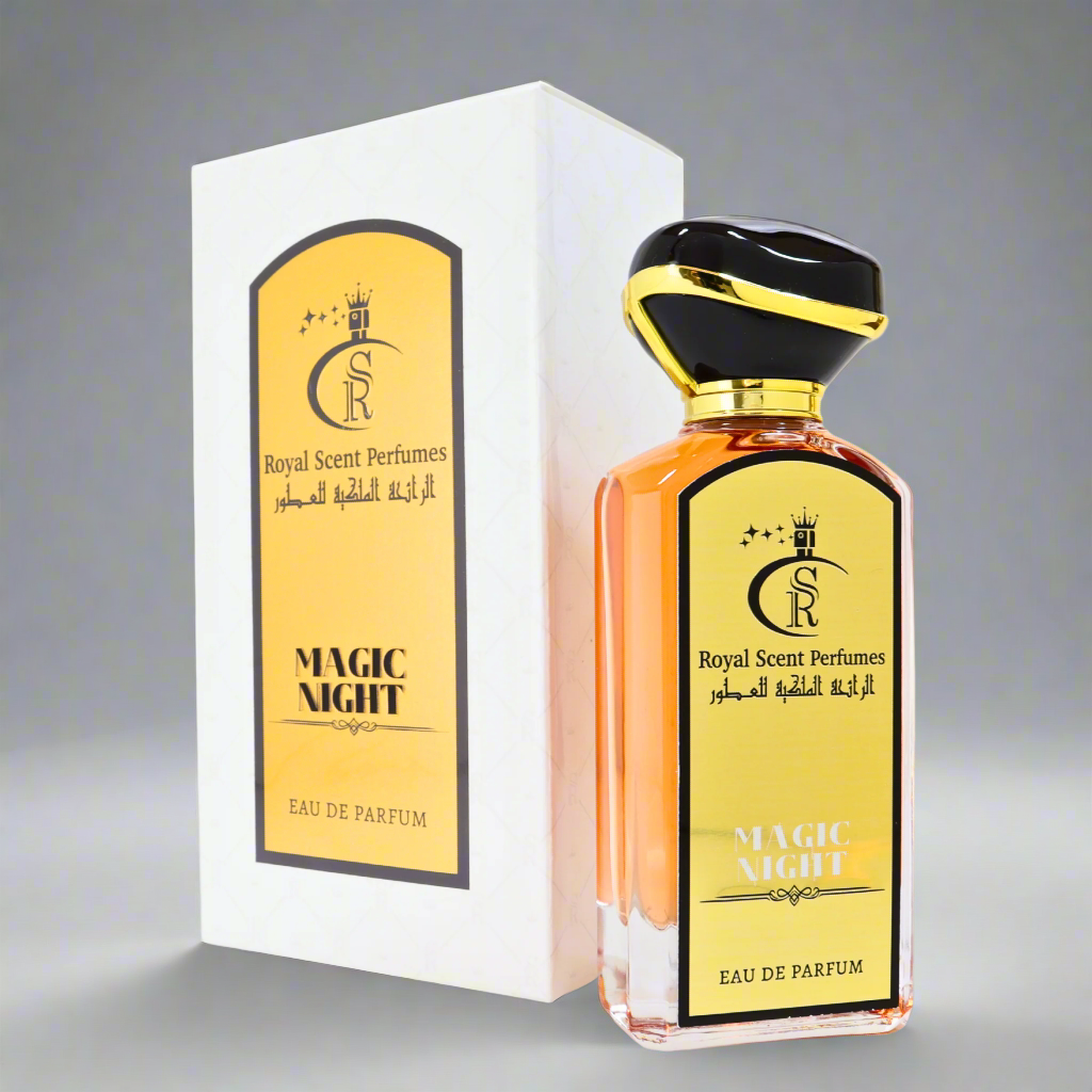 Magic Night collector’s edition – A spellbinding blend of green florals, spice, and suede for unforgettable evenings.