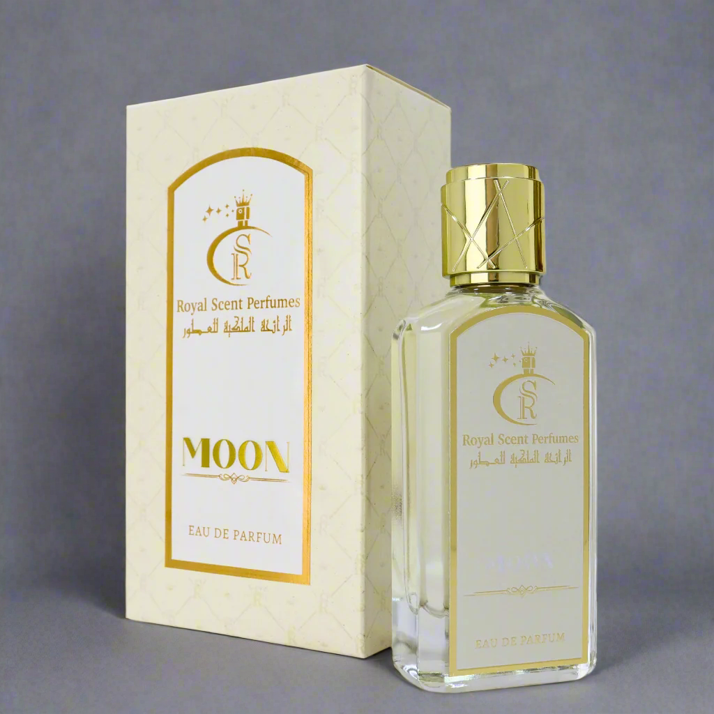 Moon Perfume collector’s edition – A whimsical yet refined blend of mandarin, jasmine, and patchouli for timeless femininity.