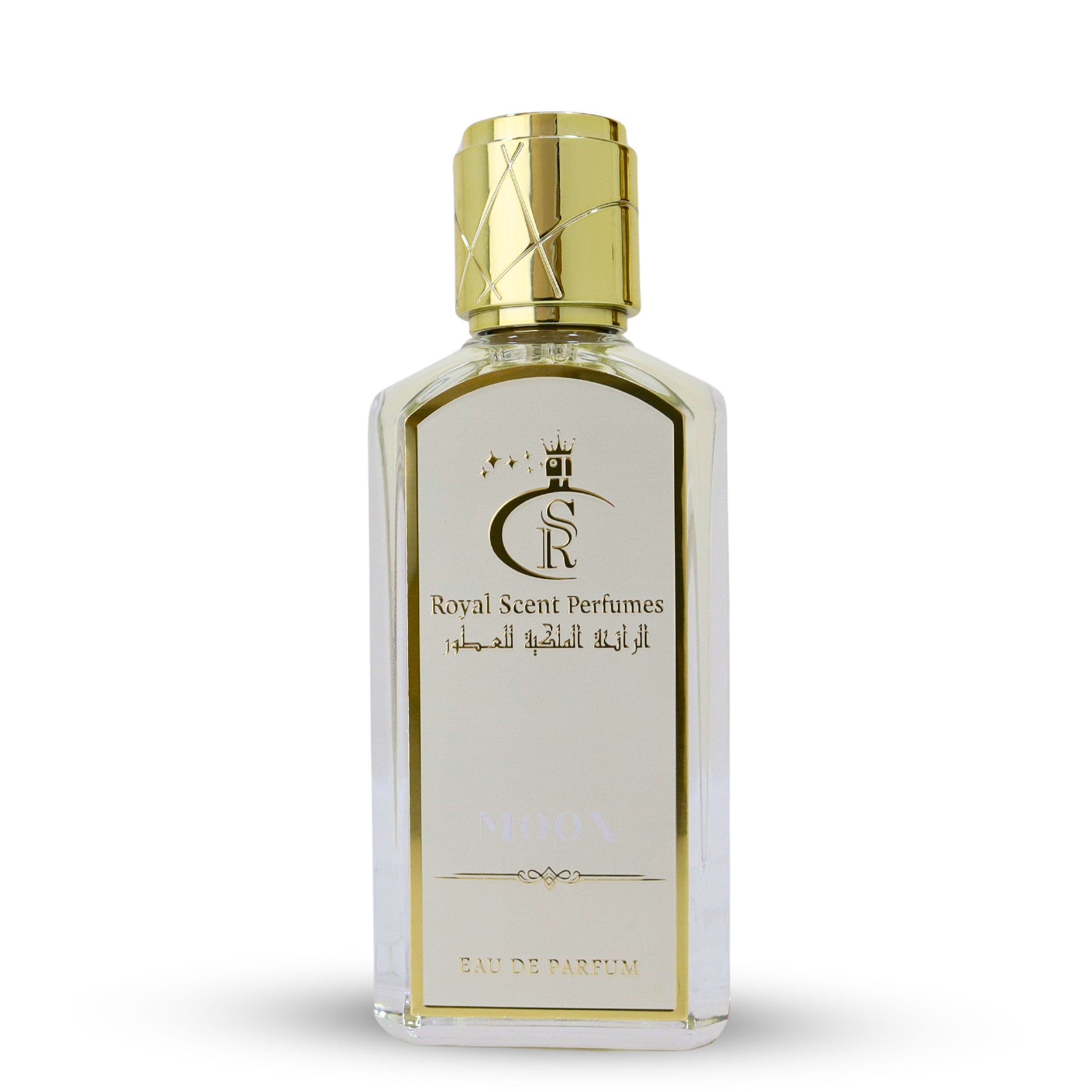 Moon Perfume – A Chypre fruity fragrance for women with strawberry, rose, and warm sandalwood in a celestial-inspired bottle.