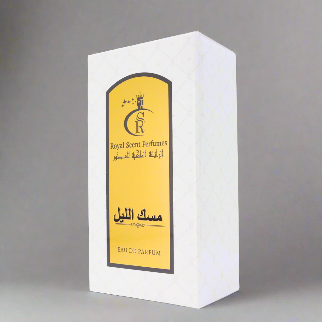 Top: Luxurious saffron. Heart: Black rose, truffle. Base: Oud, patchouli – a scent of dark elegance.