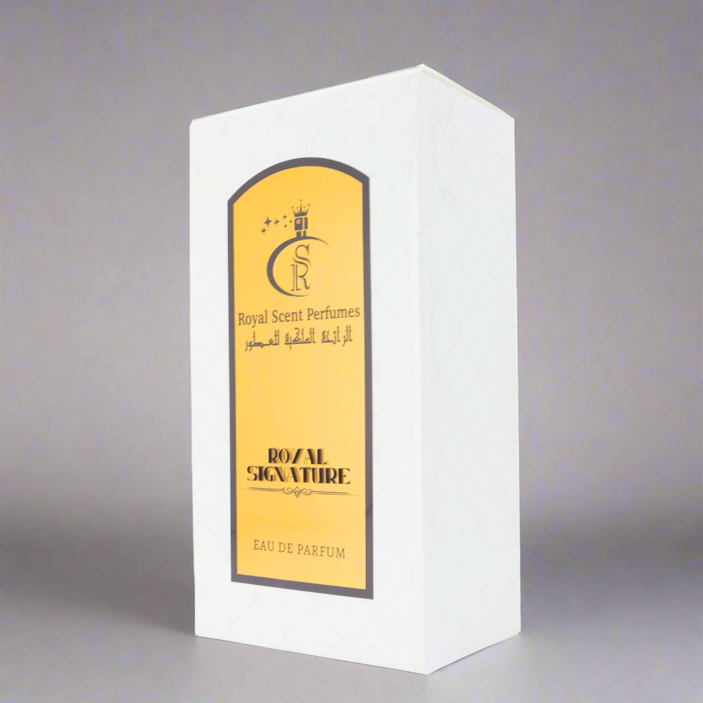 Top: Spiced nutmeg, cinnamon. Heart: Smoky cypriol, olibanum. Base: Oud, saffron – a throne-worthy trail.