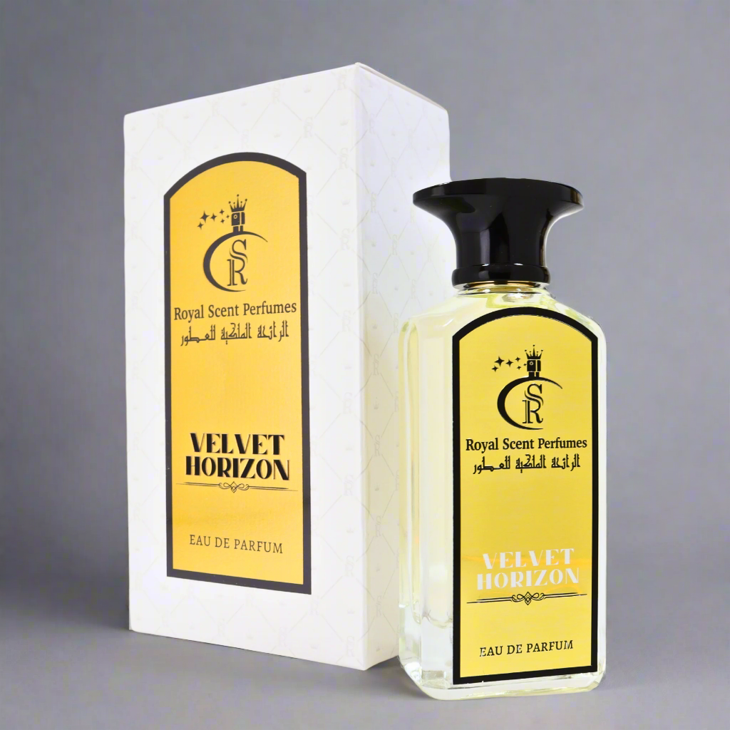 Velvet Horizon as gift – A bold blend of rich leather, lactonic warmth, and soft spices for the audacious.