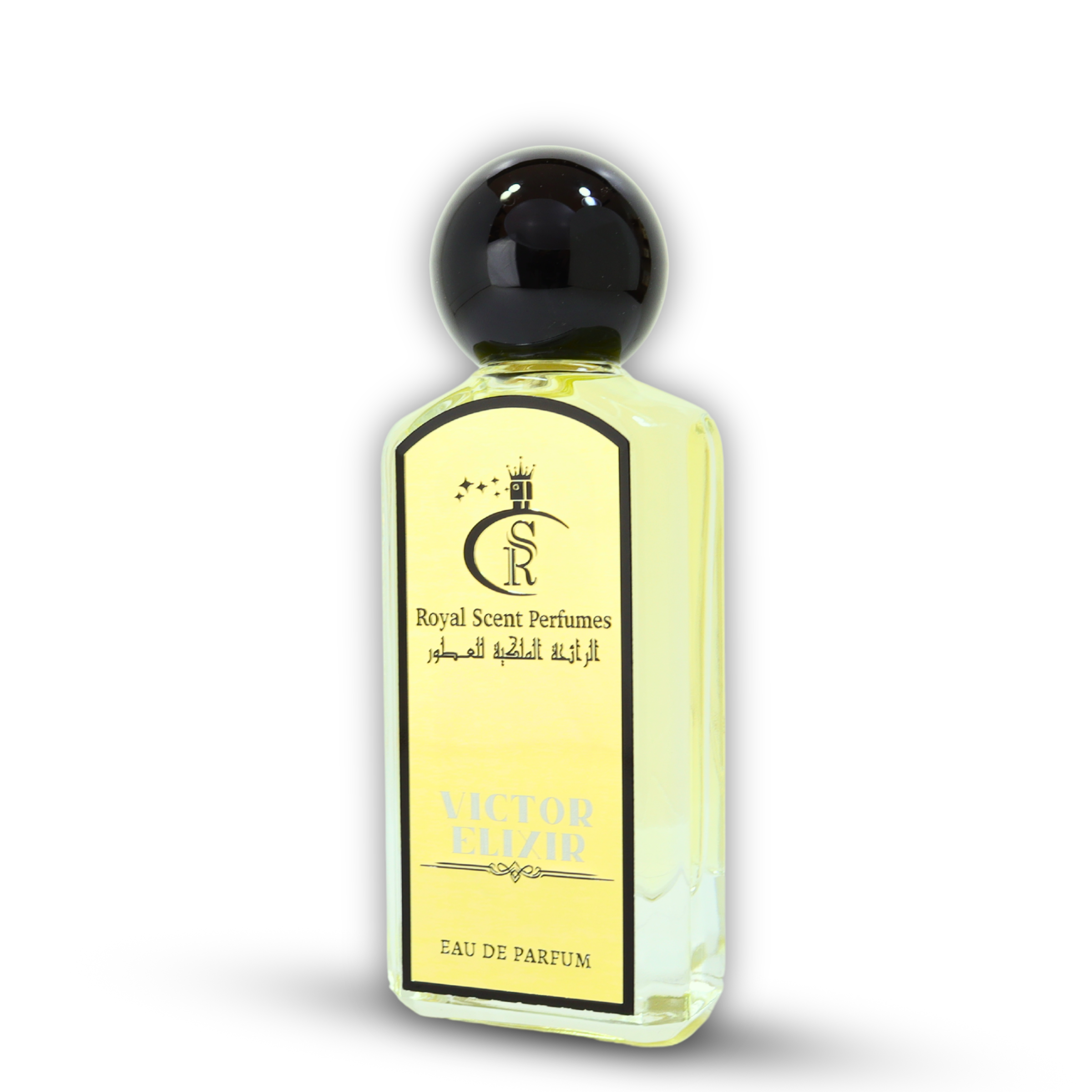 Victor Elixir – A daring unisex fragrance with seductive berries, smoky oud, and incense in a commanding flacon.