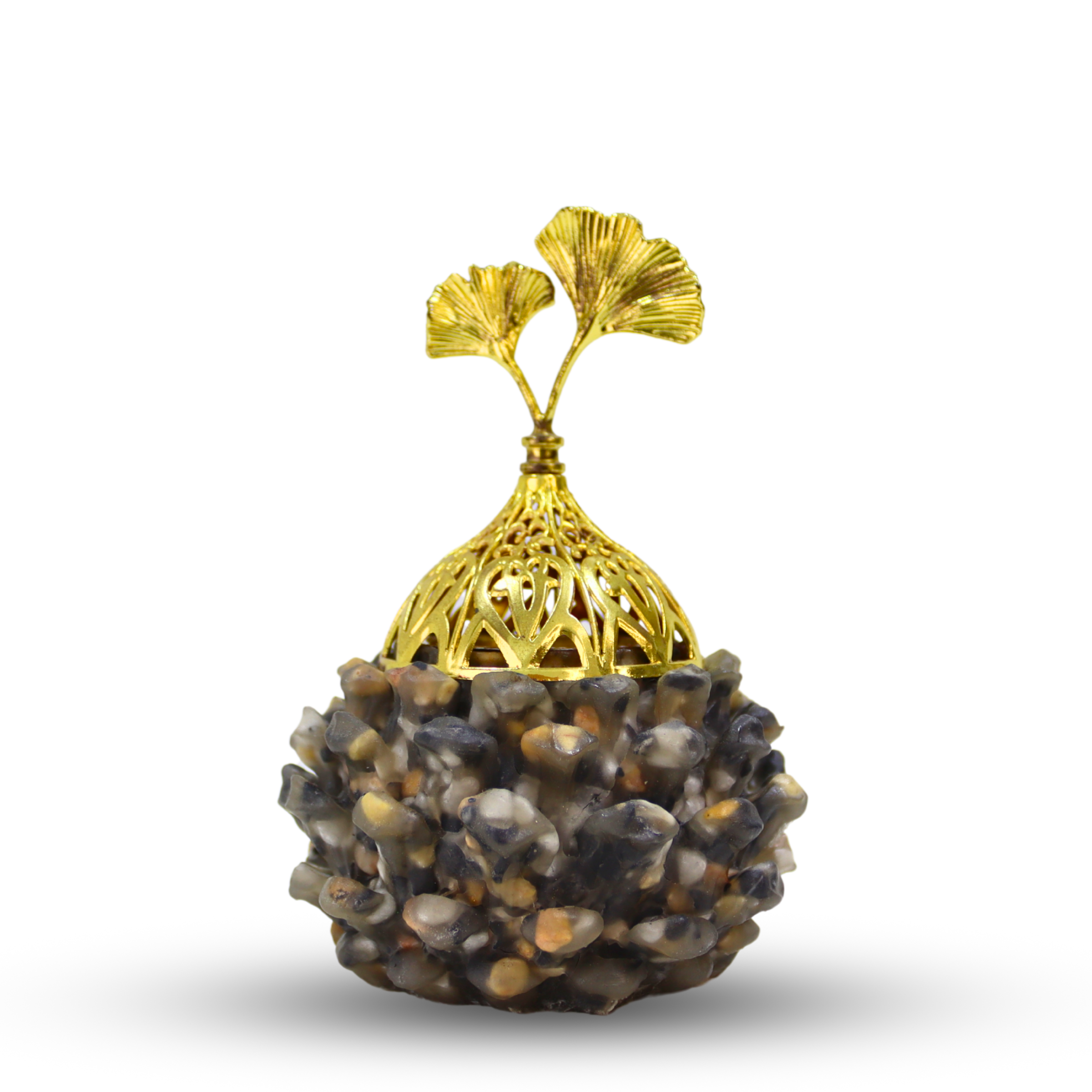 Luxurious Stone Crystal Incense Burner
