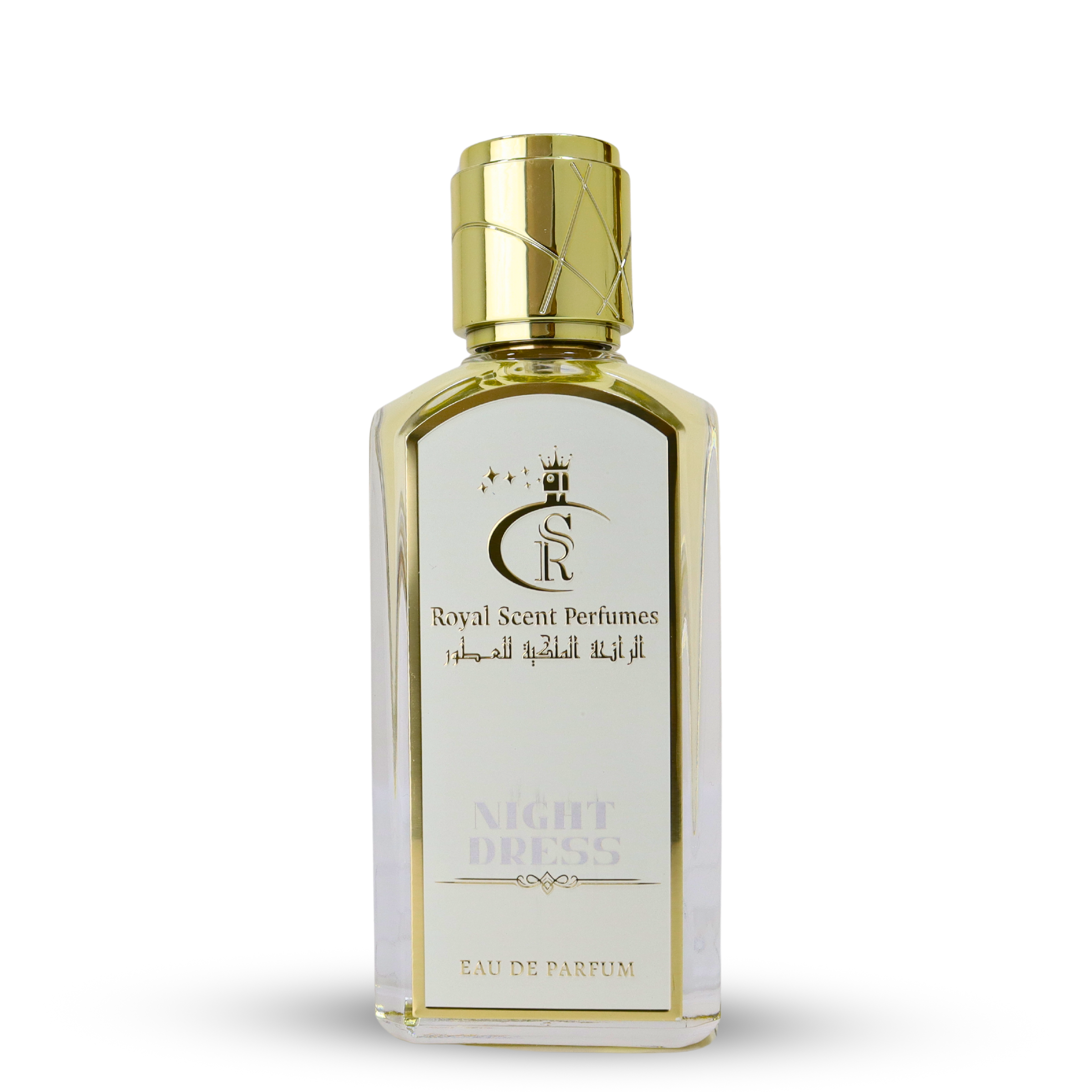 Night Dress – A floral fragrance for women with black currant, jasmine, and vanilla in a sleek, moonlit-inspired bottle.
